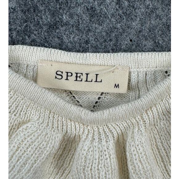 Spell Lou Lou Knit Cami in Snow size Medium - Picture 4 of 5